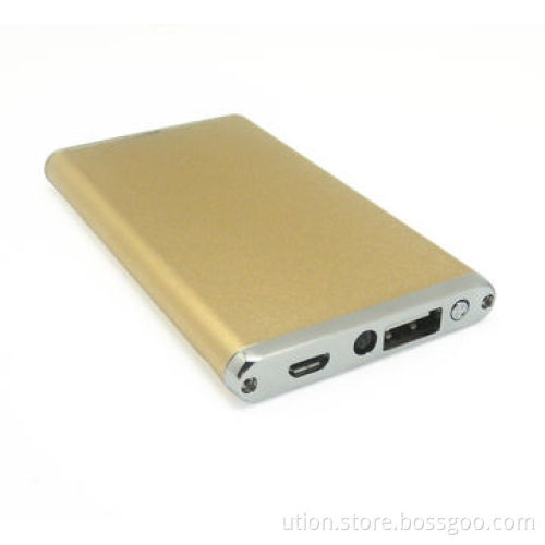 5,600mAh Portable power bank with LED light, suitable for smartphone iPhone/iPad/Samsung